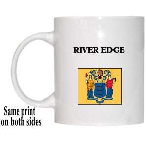  US State Flag   RIVER EDGE, New Jersey (NJ) Mug 