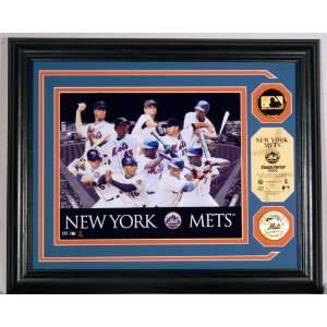 MLB New York Mets Team Force 24KT Gold Coin Photo Mint  