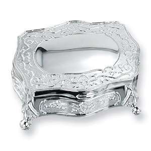  Silver plated Rectangle Jewelry Box Jewelry