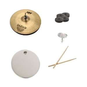  Sabian 14 Inch HH Medium Hi Hats Pack with Snare Head 