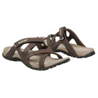 Womens Hi Tec Waimea Slide Chocolate/Lt Taupe Shoes 