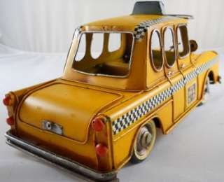   Checker Cab Car Vehicle Cab Driver Taxi Cabs Antique Look  