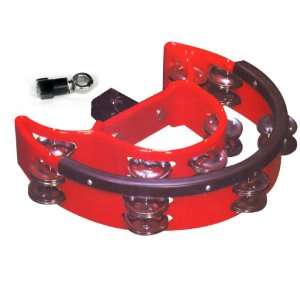  Drum Set Tambourine with Mounting Eye Bolt  DT2 Red 