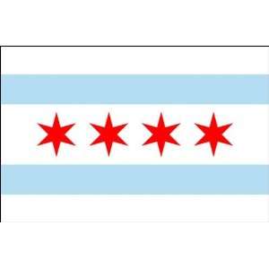  Chicago 2 X 3 Nylon Flag