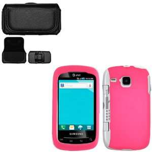  iFase Brand Samsung DoubleTime i857 Combo Rubber Hot Pink 