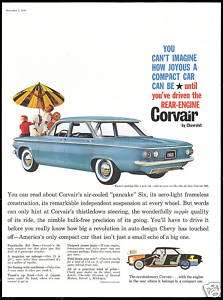 1960 Chevrolet Rear Engine Corvair 700 4 Door Car Ad  