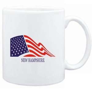    Mug White  FLAG USA New Hampshire  Usa States