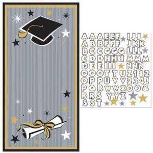  Black and Gold Personalizable Graduation Door Cover Toys 