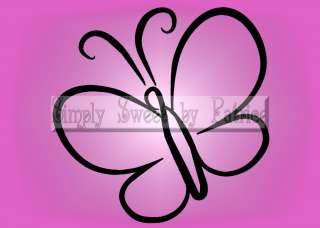BUTTERFLY Vinyl Wall Saying Lettering Quote Art Decoration Decal Sign 