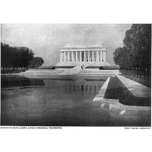   Lincoln Memorial,Washington,DC,Henry Bacon,architect