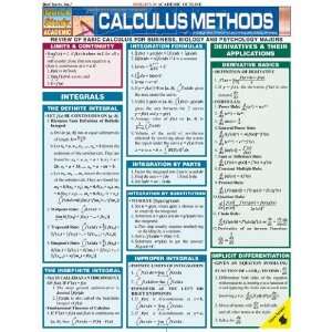  BarCharts  Inc. 9781572228412 Calculus Methods  Pack of 3 