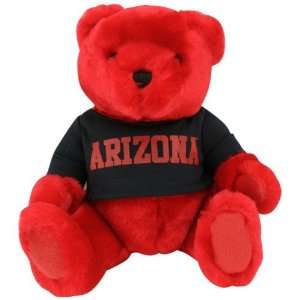  Arizona Wildcats 11 Cardinal Mink Bear with School T 