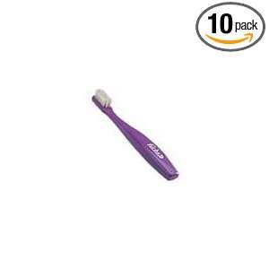 Natural Bristle Toothbrushes   Jr. Child, Medium, 10 Units / 1 ea