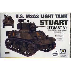   3A3 Stuart Light Tank (w/Photo Etched) 1 35 AFV Club Toys & Games