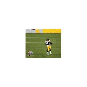  Pittsburgh Steelers Willie Parker Touchdown Run Rear View 
