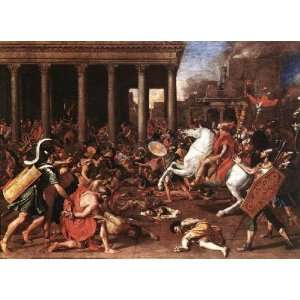   name The Destruction of the Temple at Jerusalem, by Poussin Nicolas