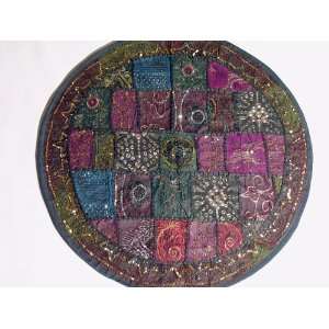   Round Bed Couch India Ethnic Pillow Cushion Cover 26