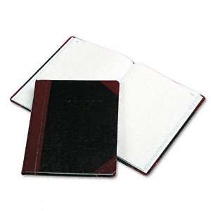 Boorum & Pease® Log Book, Record Rule, Black/Red Cover, 150 Pgs, 10 3 