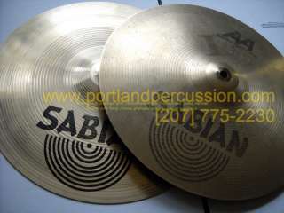 this listing is for a pair of Sabian AA 14 Regular High Hats