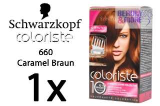 Schwarzkopf Coloriste Haarfarbe 660 Caramel Braun 4015000536325  