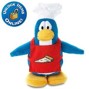  Disney Club Penguin Pizza Chef Penguin Plush Toys & Games