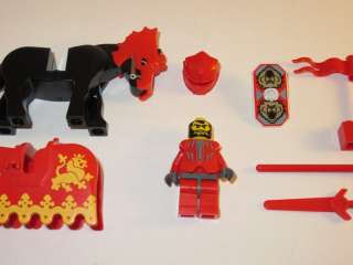 LEGO Santis Mini figure w/ HORSE in Armor Sword Shield Knights Kingdom 