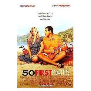 50 First Dates Reg Double Sided 27x40 Original Movie 
