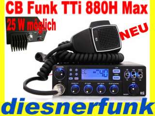 CB FUNK TTi TCB 880 H MAX 25 W FM AM LKW MAN TGA VOLVO 8809075732036 