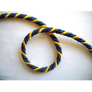  Navy and Gold Cording 1/4 Inch BTY Arts, Crafts & Sewing
