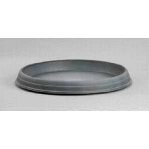  Round Antique Saucer   17 Inch   Gray
