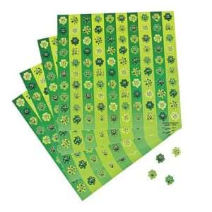  Smiling Shamrock Mini Stickers   Stickers & Labels 