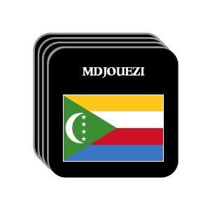   Comoros   MDJOUEZI Set of 4 Mini Mousepad Coasters 