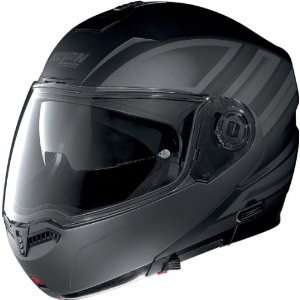  Nolan N104 Modular Graphics Helmet, Voyage Flat Black 