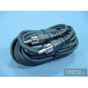   Black 12 Ft RCA Audio Speaker Cable Shielded C5452 12 Electronics