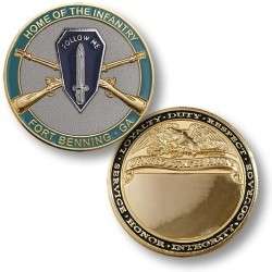 US Army Infantry Fort Benning GA Challenge Coin  