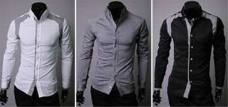 New Designer Slim Fit Mens Shirts Top Dress Collection 3 color 4 size 