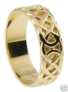 585 Gold Silber 925 Herren Irisch Keltisch Ring neu  