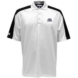  Colorado Rockies Force Polo Shirt (White) Sports 
