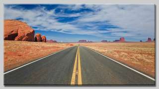 Leinwand Bild USA Landschaft Monument Valley Strasse  