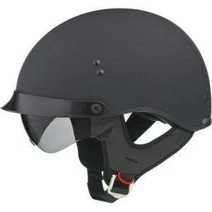  GMax GM55 Full Dress Half Helmet   X Large/Flat Black Automotive