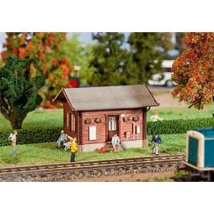  Faller HO Wood Country Station Precolored Laser Cut Wood & Card Kit 