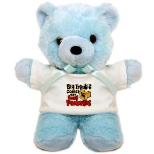  Teddy Bear Blue Big Trouble Comes In Small Packages 