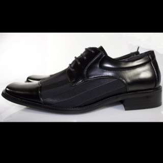 LS BD353 6 Mens Dress Shoes NEW  BLACK  SIZE 9.5  