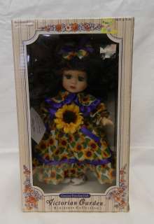   Collection Sunflower Melissa Jane Porcelain Doll 040686800402  