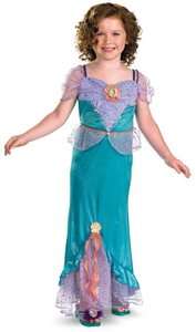Ariel Little Mermaid Disney Princess Cute Dress Up Girls Halloween 