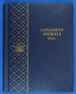   1967 Near Complete 50 Piece Canadian Nickels 5c Five Cents Album Book