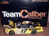 NASCAR 2001 ~ #17 MATT KENSETH ~ DEWALT ~ 1/24  