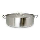 Winco SSLB 30 Stainless Steel 30 Qt Brazier with Cover