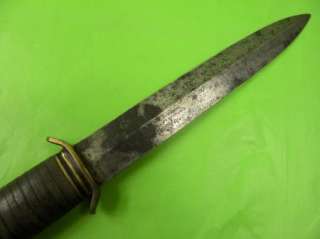 England British WW2 large Stiletto knife Sheffield  