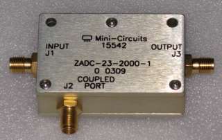 Mini Circuits Directional Coupler ZADC 23 2000 1   23dB SMA RF 